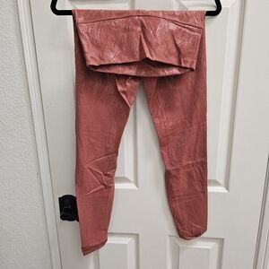 Lululemon Athletica Pink Leggings Soft Stretchy Full-Length